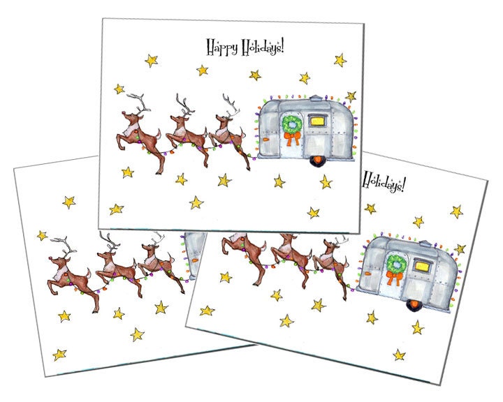 Airstream Christmas Cards 