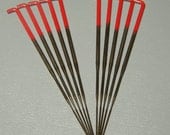 Felting Needles Gauge 38 Star CODE RED for soft fibres, pack of 10