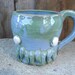 Hand thrown ceramic Cthulhu mug-stoneware