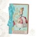 Marie Antoinette, Pocket Notebook, Journal, Vintage Lace, Moleskine, French, Blue, Le Secret, Paris, Pink Roses