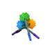 Duct Tape Flower Pens Bright Colors - Set of Two