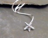 Sterling Star EAR CUFF -   STARFISH  Silver Ear Cuff