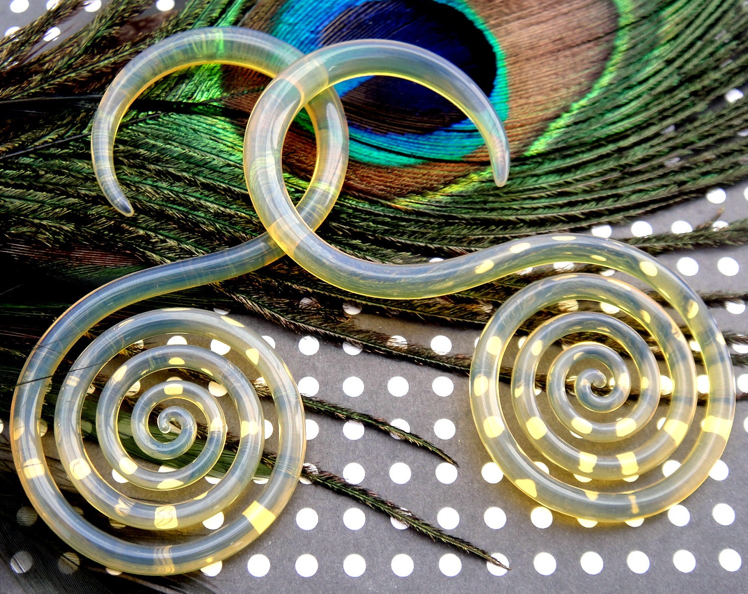 6G - Lemon - Spiral Hoops (Full Size)