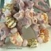 Lampwork Beads Handmade by Catalina Glass SRA Pink and Tan Seashells