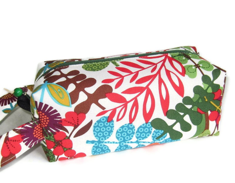 Boxy Bag Knitting Project Bag - Garden Mix