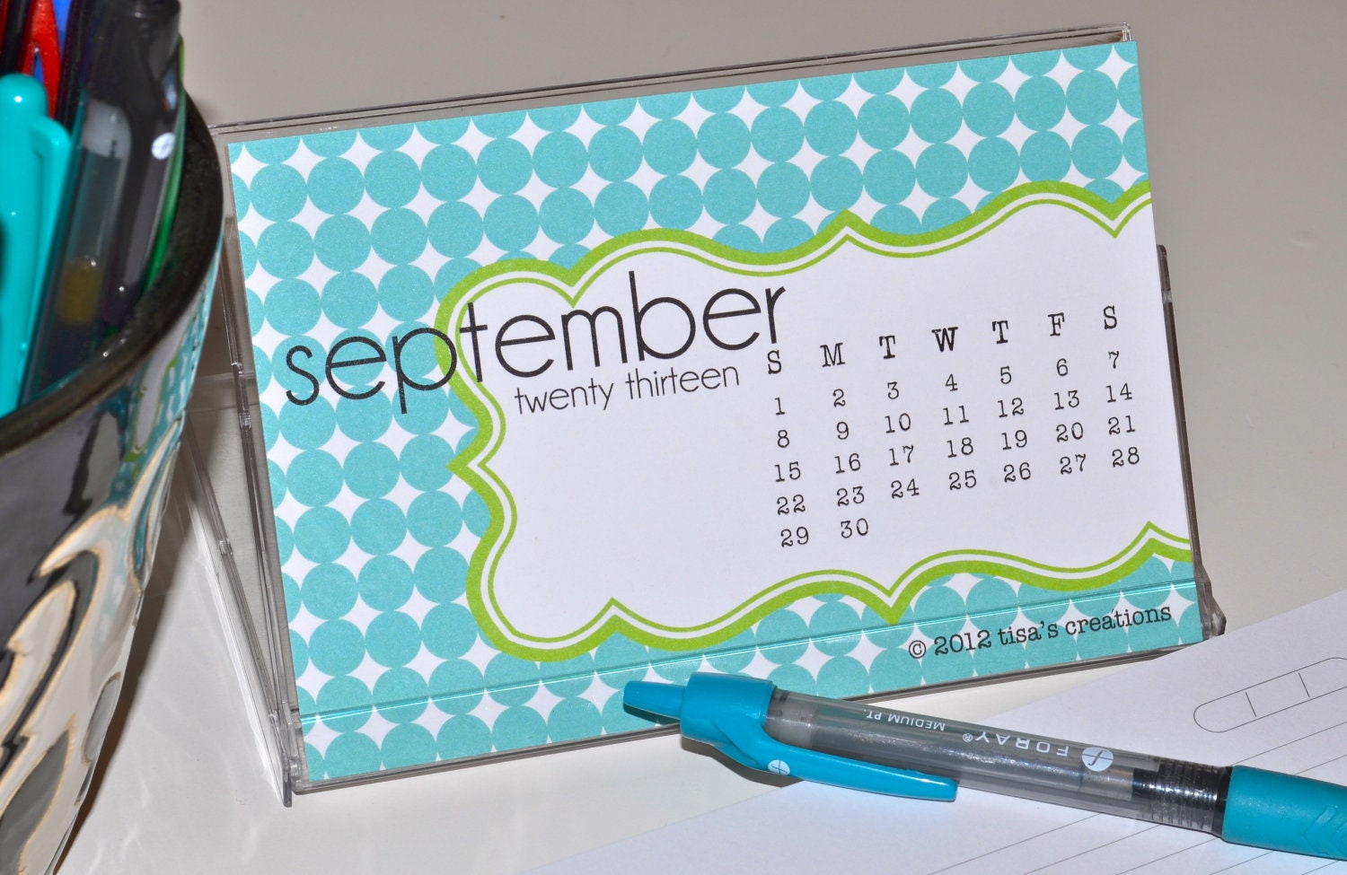 2013 Desk Calendar