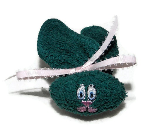 Boo boo Bunny Ice Pack Baby TEAL Boo-boo Embroidery