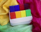 Waldorf Beeswax Wood Crayon Holder - Natural Toy - Art Supplies - Montessori - Homeschool - Homeschooling