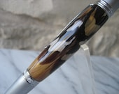 Pheasant Feather Pen (Pheasant and Chrome)