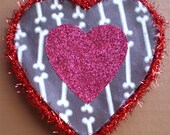 Valentine Heart  home decor Skeleton Halloween Ornament