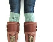KNITTING PATTERN PDF File - Boot Cuff Knitting Pattern - Leg Warmer Knitting Pattern - Intermediate Knitting Pattern
