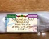 50gm L- Ascorbic Acid Topical Vitamin C H2O Water Soluble Easy to Use