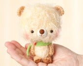 Teddy bear plushie toy in yellow - made to order - Magu -