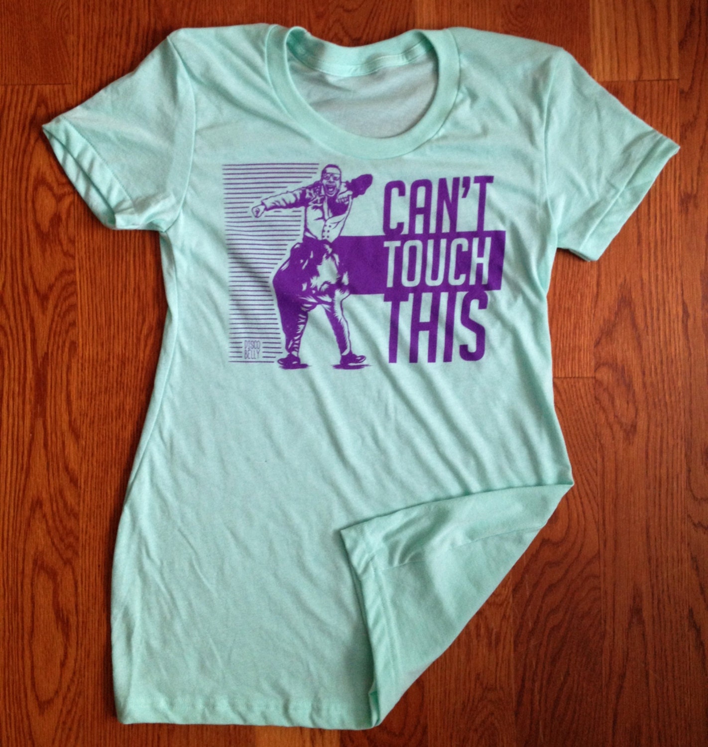 Can't Touch This Maternity Tshirt in Aqua Green (Made in USA)
