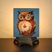 Vintage Owl Clock - Nightlight