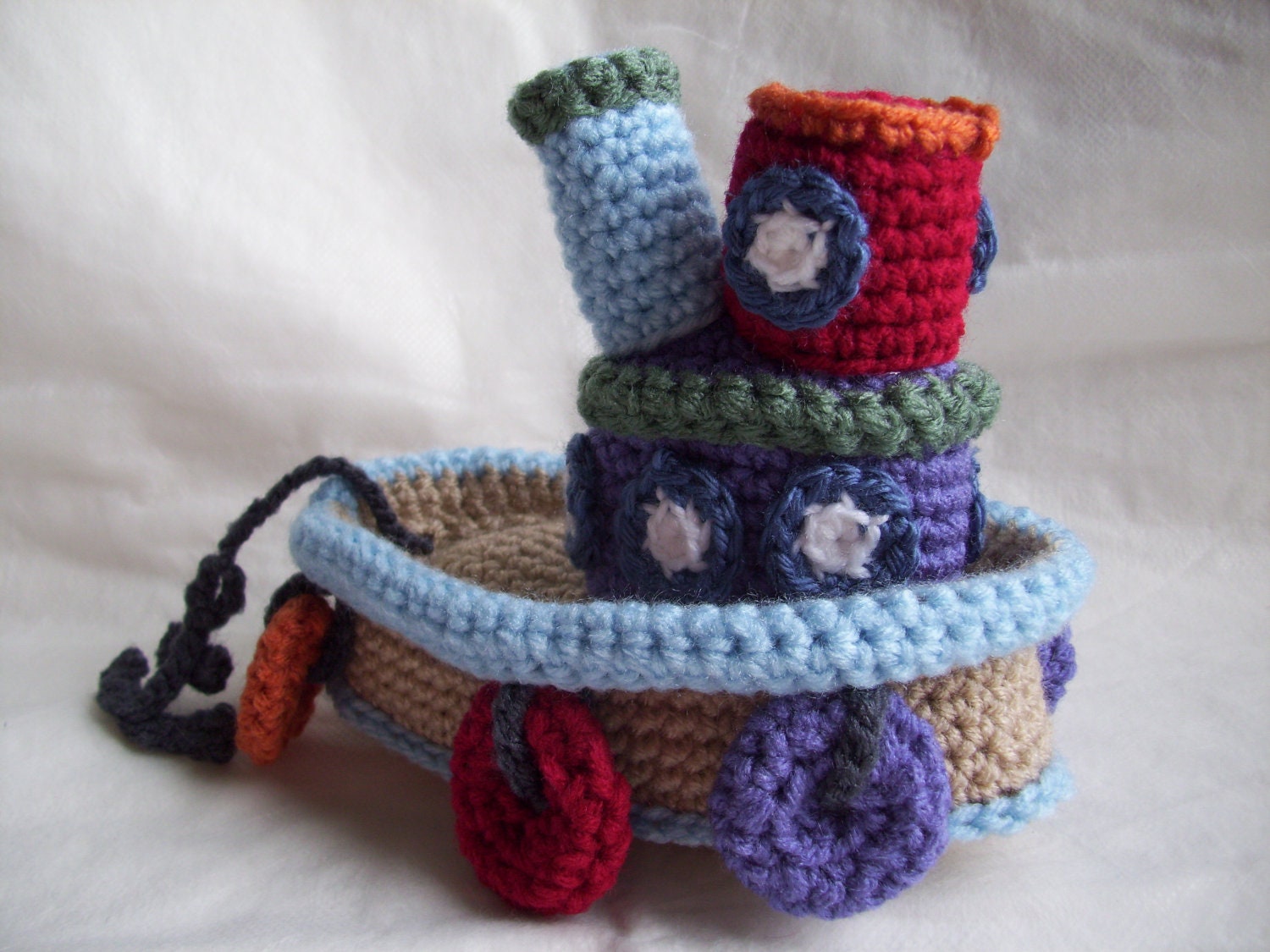 Crochet Tug Boat...PDF Pattern