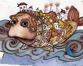 Planet Fish 8x10 print