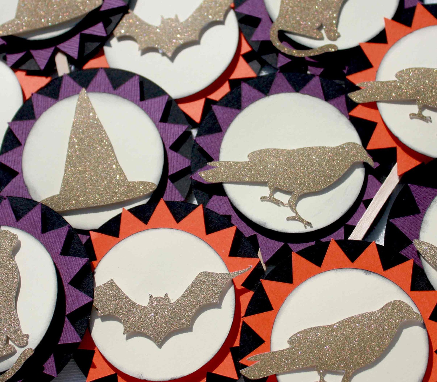 50% off Halloween cupcake toppers Halloween Party Decoration Il_170x135