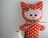 Red Polka Dot Super Hero Kitty