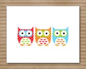 Personalized Owl Note Cards (set of 8)