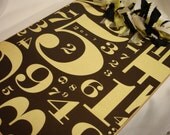 NUMBERS decorated TEACHER CLIPBOARD