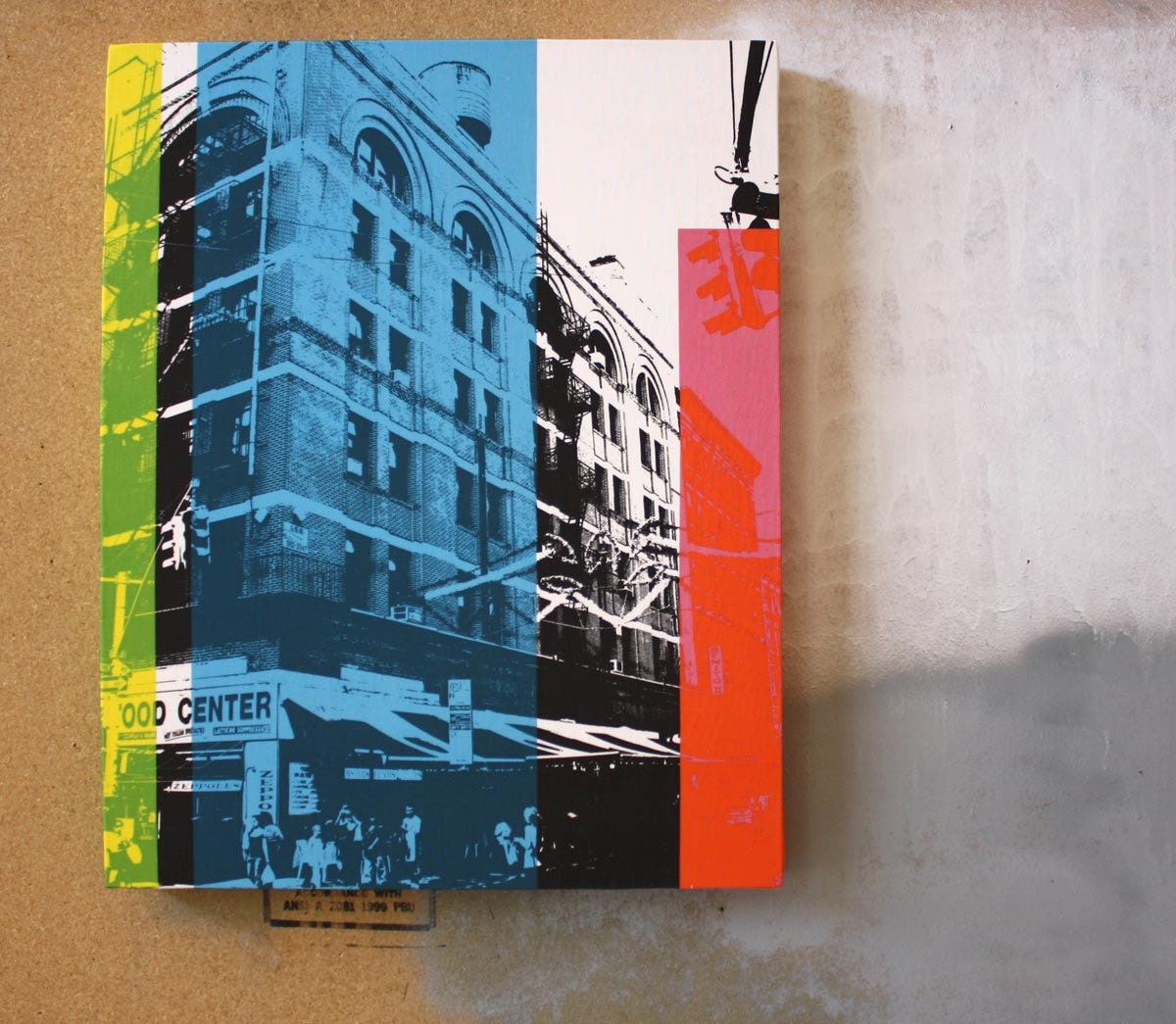 ON SALE - New York City - Dark City 16 x 20 Gallery Wrapped Textile Print - Manhattan