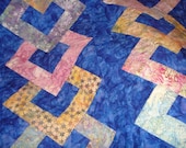 Batik Twin Bed Quilt-68 x 81