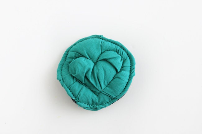 Turquoise Heart Brooch