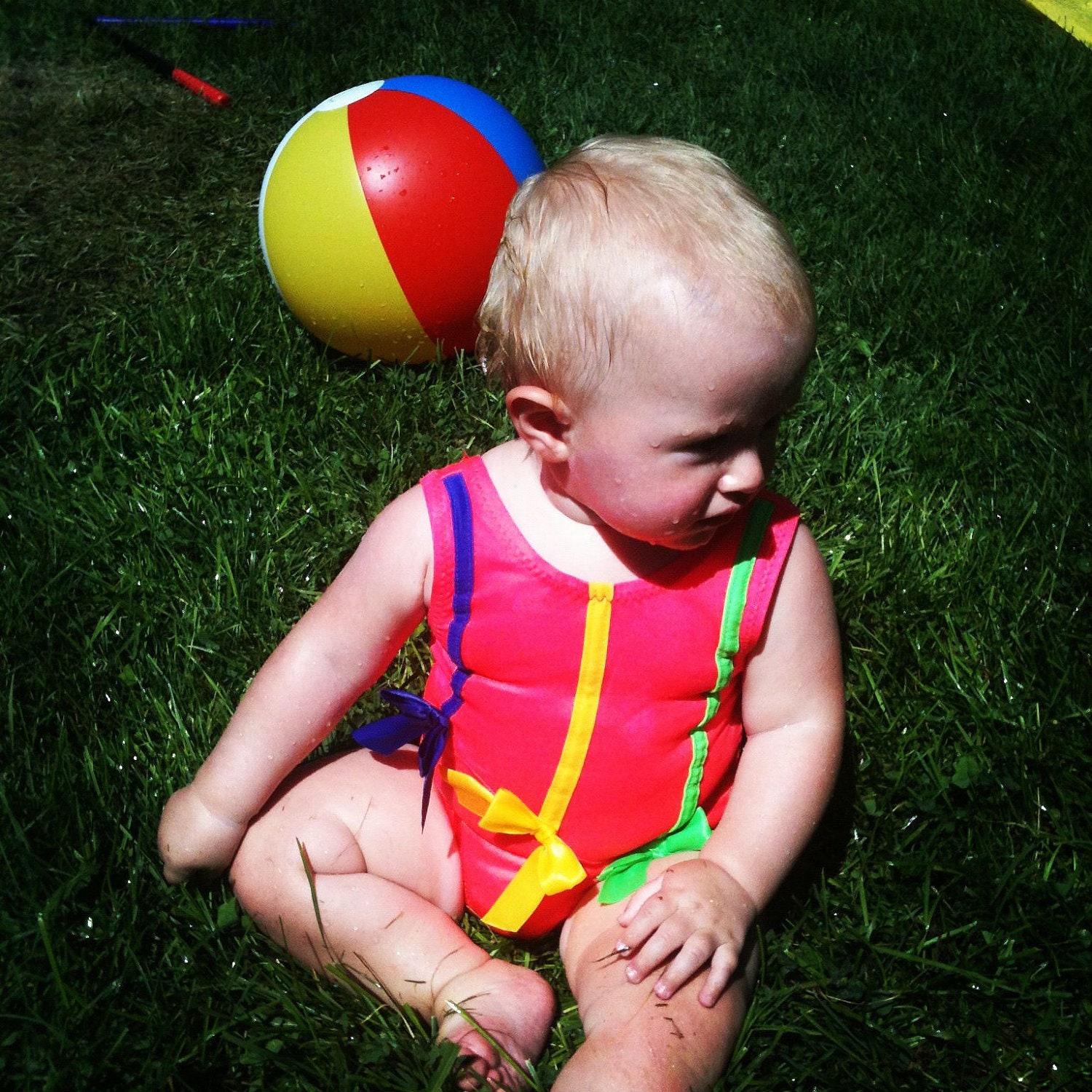 80s Baby Swimsuit 9-12 Months