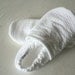 Baby Boy Girl Booties toddler infant newborn slippers shoes WHITE Seersucker Christening Baptism non slip soft soled SWAG