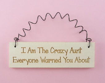 Popular items for Crazy Aunt on Etsy