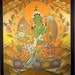 Original Painting Green Tara Goddess of Compassion