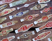 Vintage Cigar Band Labels - Set of 40