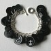 Button Bracelet Midnight Black