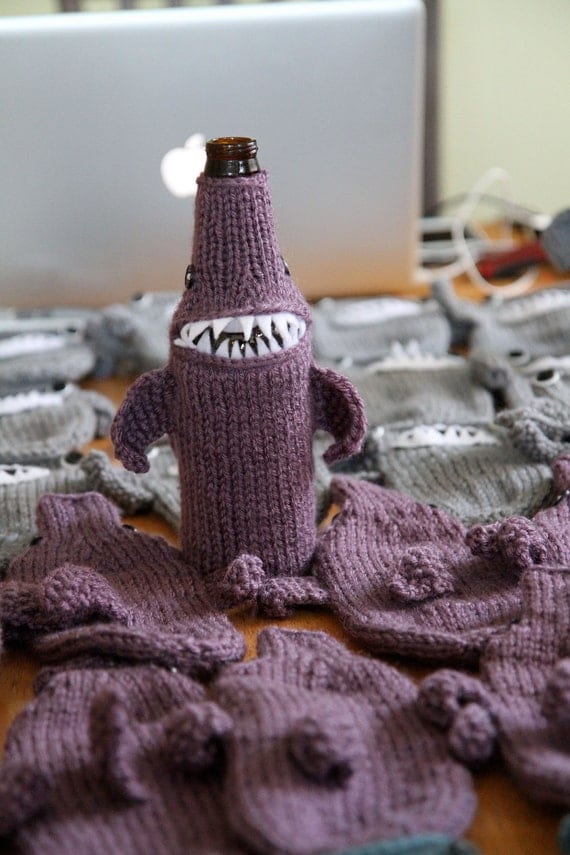 Beer Bottlenose Shark Cozy
