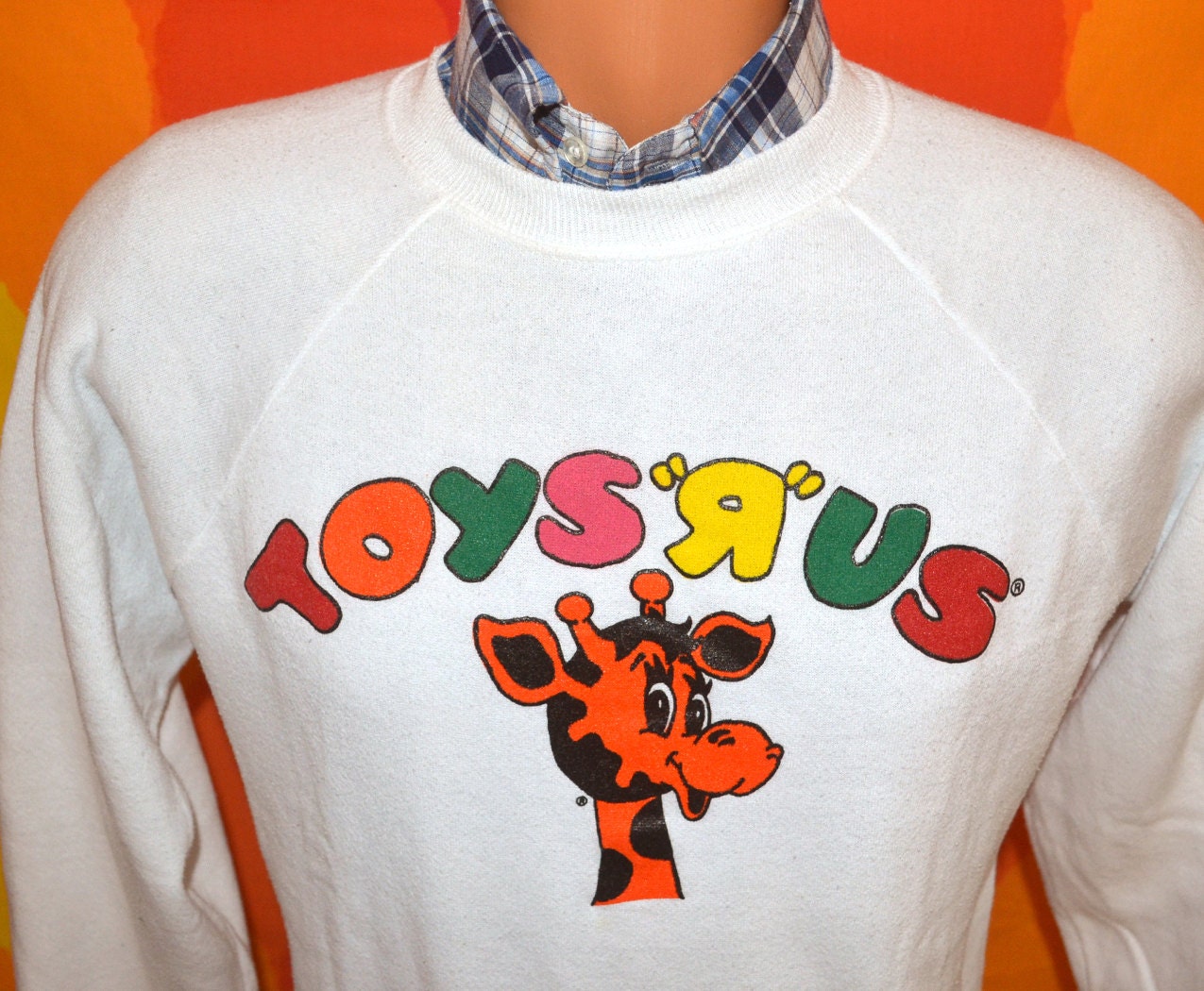 vintage 80s sweatshirt TOYS R US geoffrey giraffe by skippyhaha