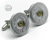 Winchester 12 Gauge Shotgun Shell Cufflinks