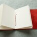 Leather Journal or Sketchbook - Red