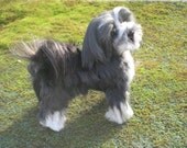 Custom Pet Portrait / Needle Felted Dog / Handmade Animal Sculpture / Lifelike Memorial / Poseable