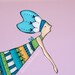 Fairy Brooch or pendant, fairy jewelry, illustrated fairy
