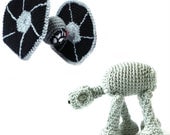 Star Wars Amigurumi Patterns - Tie Fighter & AT-AT - Crochet Patterns