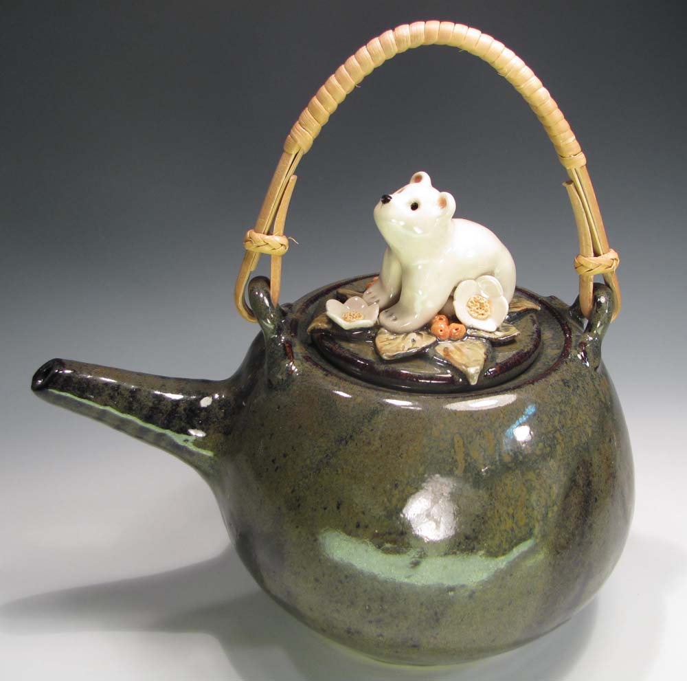 Pottery Teapot, Paddie Polar Bear