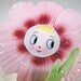 Vintage PY Anthropomorphic Dianthus Wall Pocket