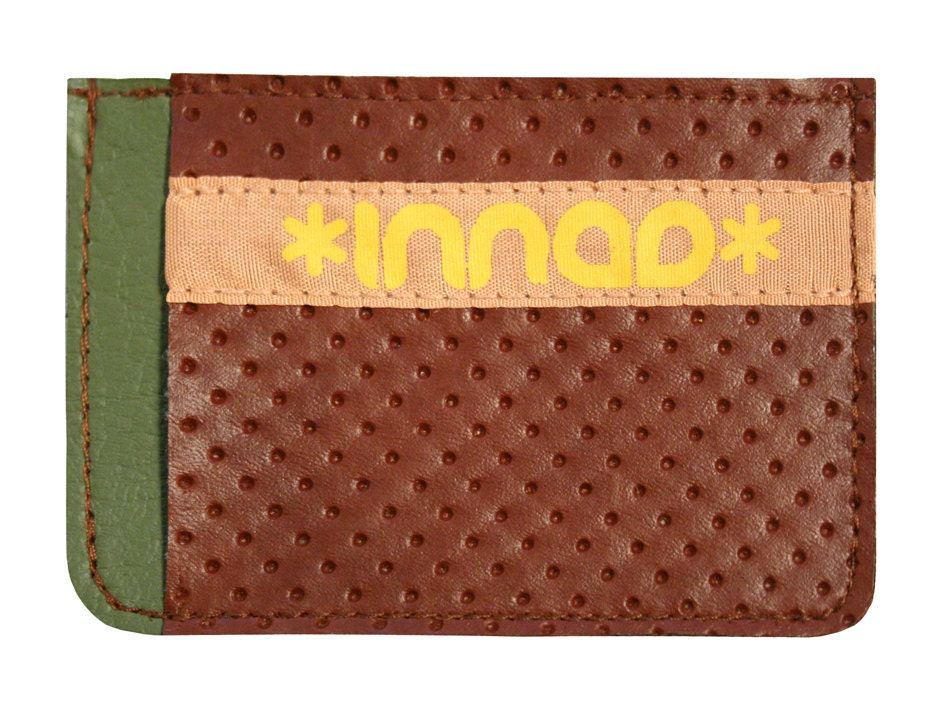 Olive Chocolate Peach Ultra Slim Wallet