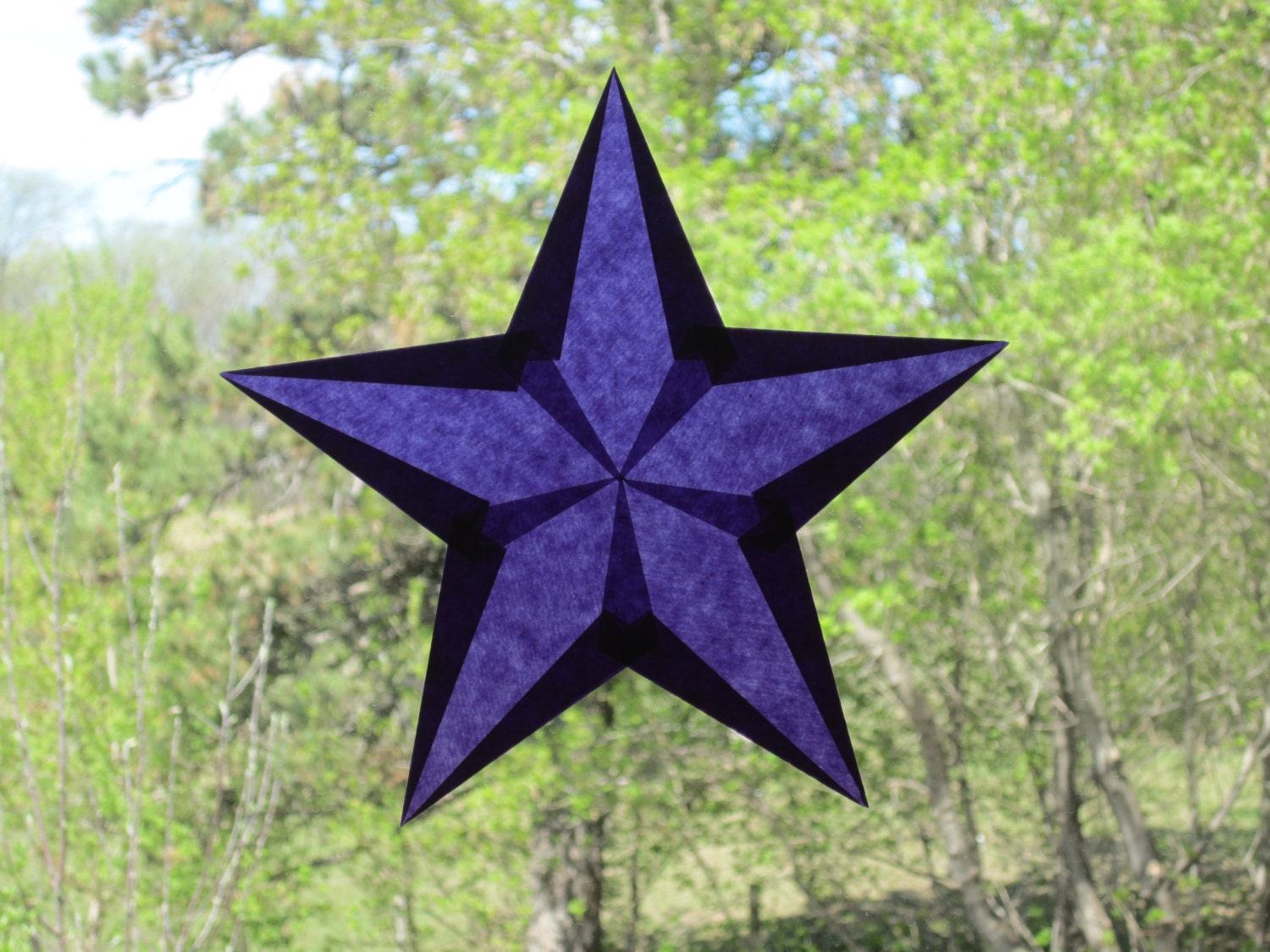 Purple 5-Pointed Waldorf Star