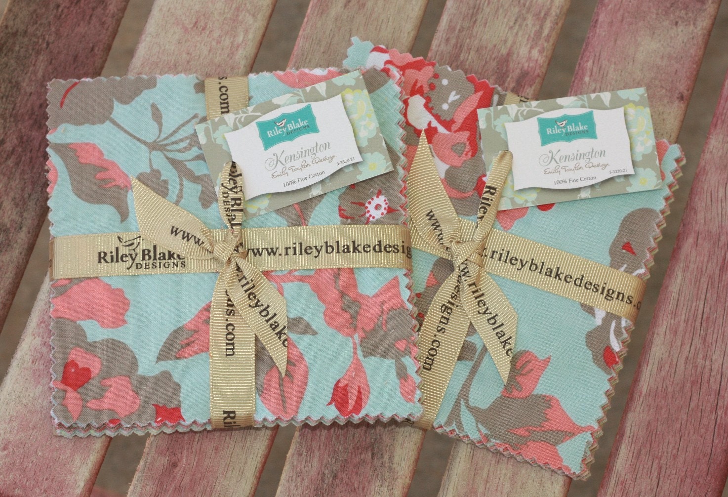 2 packs - 5 inch charm squares KENSINGTON by Riley Blake