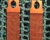 Copper Watch Band Earrings