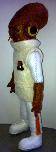 Handmade Felt Admiral Ackbar It's a Trap