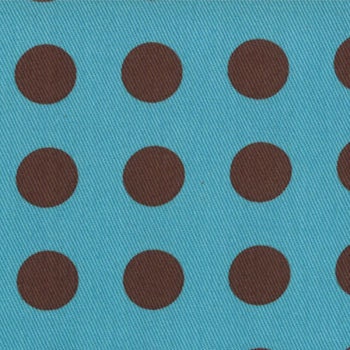 Oh Deer---Dot in Bright Sky Bark---1 yard--Momo for Moda Fabrics
