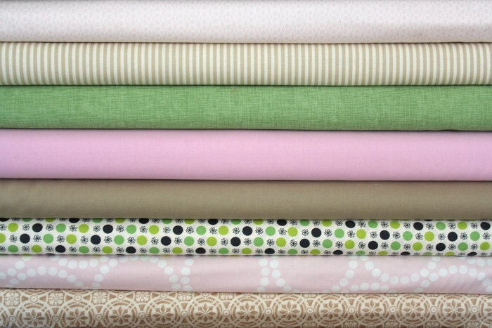 fat quarter bundle (winter kissed)--misc. designers--8 pieces--2 yards total